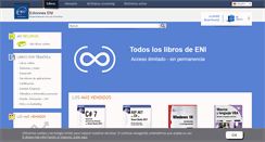 Desktop Screenshot of ediciones-eni.com
