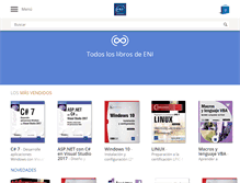 Tablet Screenshot of ediciones-eni.com